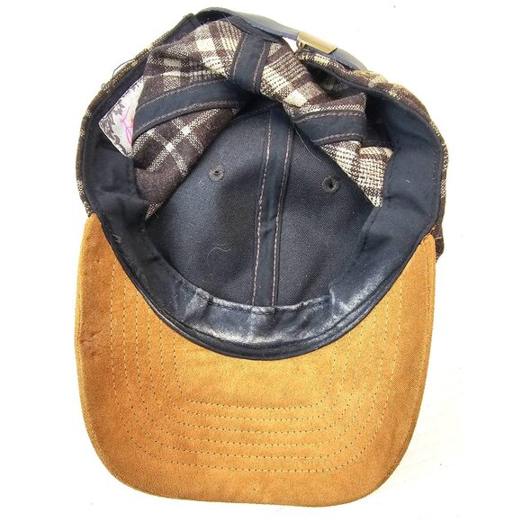 Free People OSFM Plaid Wool Blend Newsboy Cap - Picture 4 of 7